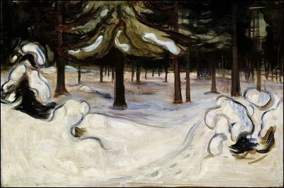 Qui a représenté "L'Hiver dans les bois" ?