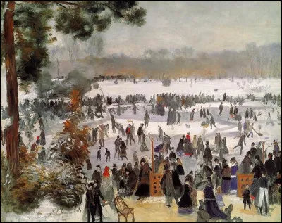 Qui a représenté ces "Patineurs au Bois de Boulogne" ?