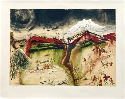 À qui doit-on cette lithographie nommée "L'Hiver" ?