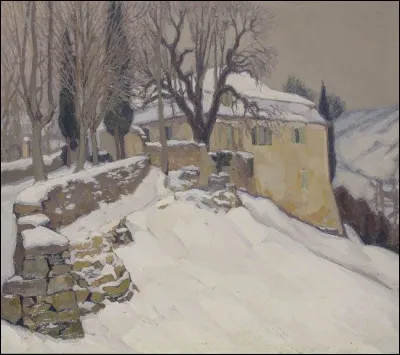 Voici la maison du peintre :