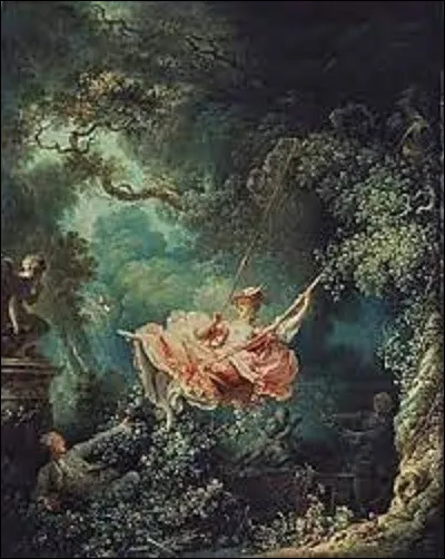 Entre 1767 et 1769, quel rococo a réalisé cette toile intitulée ''Les Hasards heureux de l'escarpolette'' ?