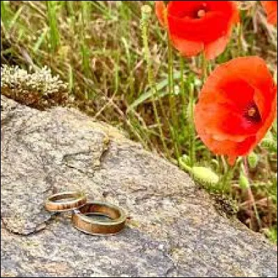 Les noces de coquelicot symbolisent combien dannées de mariage ?