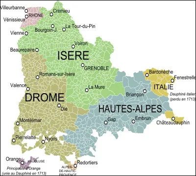 En quelle année la province du Dauphiné fut-elle rattachée au Royaume de France ?