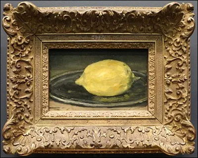 Qui a peint cette toile nommée "Le Citron" ?