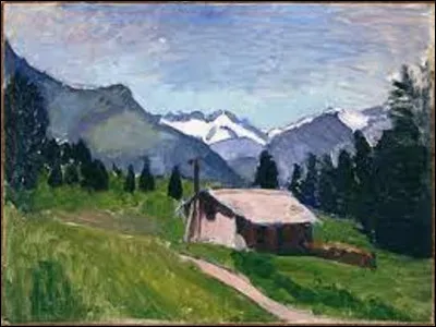 ''Alpes de Savoie'' est un tableau réalisé en 1901. Quel fauviste a peint cette toile ?