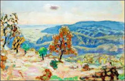 Exécuté en 1912, ''Paysage de montagne'' est un tableau peint par un nabi. Qui est l'auteur de cette peinture ?