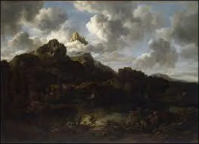 De ces trois baroques, lequel a réalisé, vers 1670, ce tableau intitulé ''Paysage montagneux'' ?