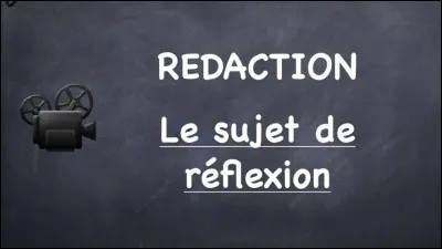 Combien de sujets as-tu faits ?