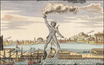 Quel est le nom de cette statue géante, érigée au IIIe siècle av. J.-C. ?