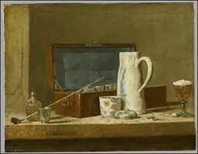 Quel artiste a réalisé ce tableau nommé ''Pipes et vase à boire'', appelé aussi ''La Tabagie'', vers 1737 ?