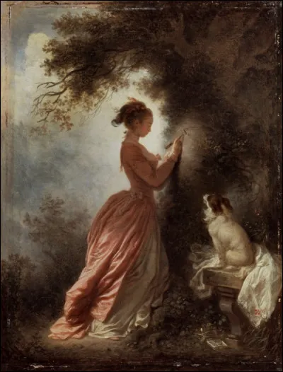 Quel peintre du 18e siècle principal représentant du style rococo est l'auteur de ce tableau intitulé ''Le Souvenir'' ?