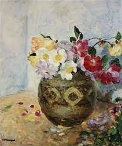 À quel postimpressionniste doit-on ce tableau nommé ''Vase de fleurs''