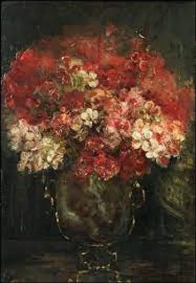 Lequel de ces trois orientalistes a peint cette toile nommée ''Fleurs dans un vase'', en 1849 ?