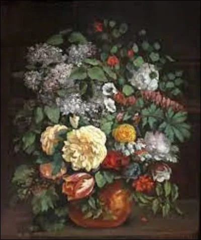 ''Vase de lilas, roses et tulipes'' est une toile datant de 1863. Quel réaliste a réalisé cette toile ?