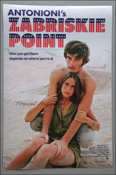 "Zabriskie Point" est un film dont la bande originale a été, en partie, signée par le groupe Pink Floyd.