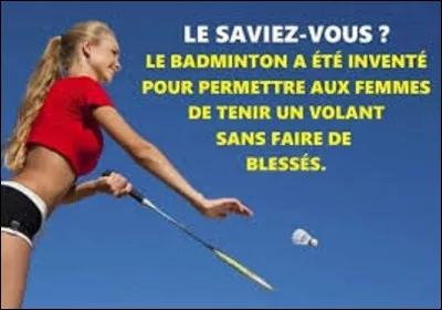 Le badminton est un jeu de raquette qui peut se jouer en trois sets. Combien de points faut-il pour gagner une manche ?
