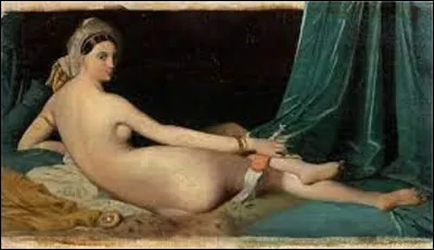 En 1814, quel romantique a réalisé cette toile intitulée ''La Grande Odalisque'' ?