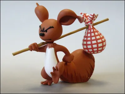 Comment se nomme leur écureuil au caractère bien aiguisé ?