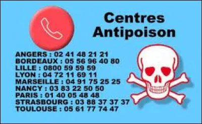 En quelle année a été crée le centre antipoison ?