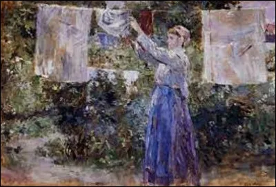 Et on termine ce quiz en cherchant un impressionniste. De ces trois membres, lequel a réalisé, en 1881, cette toile nommée ''Paysanne étendant son linge à sécher'' ?