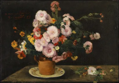 Qui a peint "Bouquet d'asters" ?
