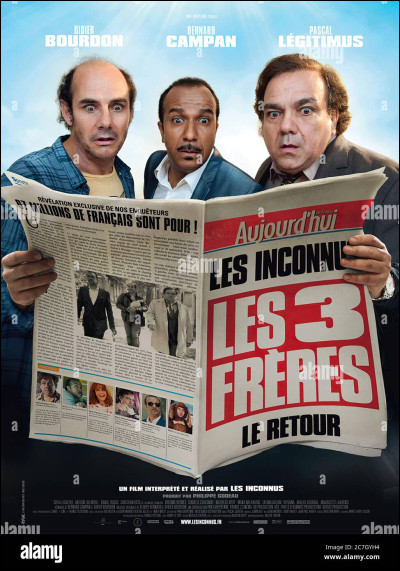 "Les Trois frères" est le titre d'un film réalisé par les Nuls.