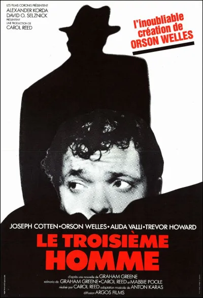 "Le Troisième homme" est un long-métrage joué par Orson Welles.