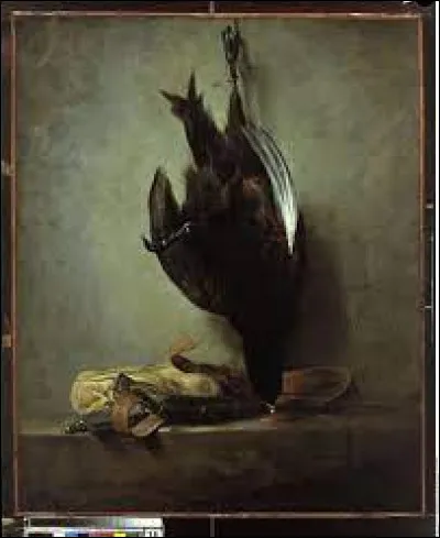 Qui a peint ce tableau intitulé ''Nature morte au faisan'' ?