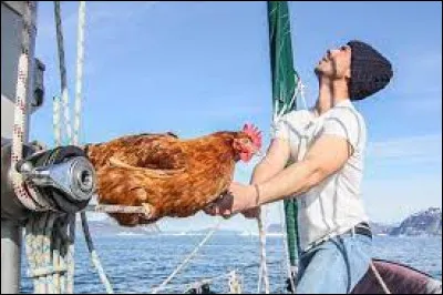 Comment se prénomme cette poule avec qui l'explorateur Guidée Soudée a traversé l'Atlantique puis les glaces du Groenland durant 130 jours ?