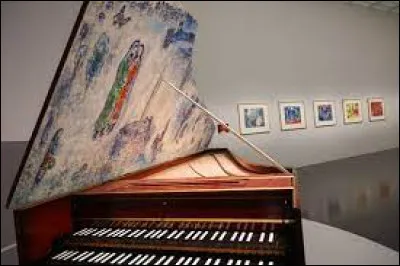 Quel artiste a peint ce clavecin ?