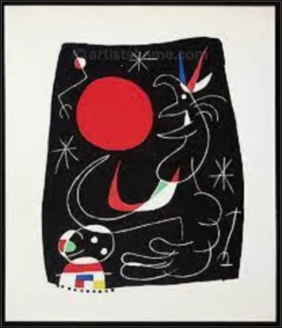 En 1956, quel surréaliste a peint cette toile intitulée ''Ciel nocturne'' ?