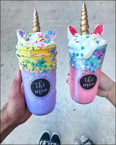 Le parfum de glace licorne existe.