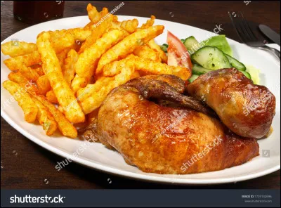 Le plat préféré des Français est le poulet frites