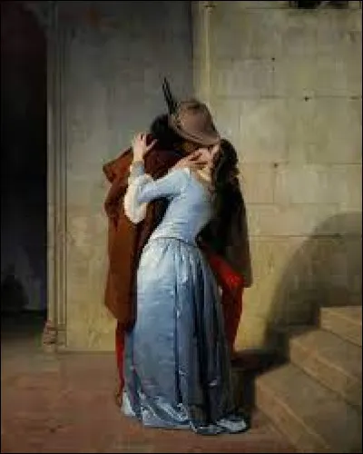 À quel peintre italien doit-on ce tableau nommé "Le Baiser" ?