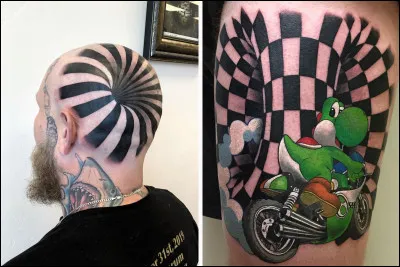 Est-ce un tatouage, un trou ou du ''photoshopage'' ?