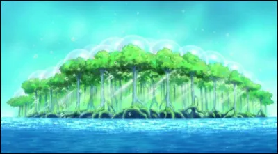 Sur quelle île les membres de l'équipage de Luffy ont-ils été séparés ?