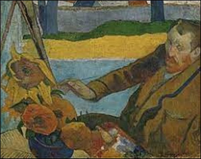En 1888, quel postimpressionniste a réalisé cette toile intitulée ''Van Gogh peignant des tournesols'' ?