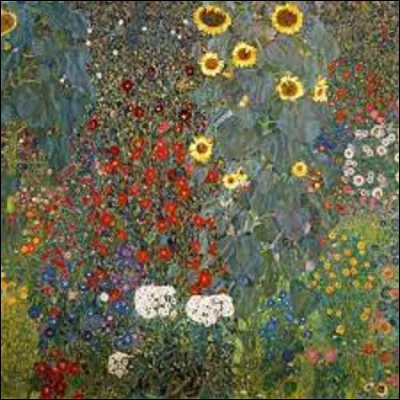 Parmi ces trois symboliques, lequel a réalisé, en 1907, ce tableau nommé ''Jardin aux tournesols'' ?