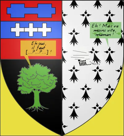 Ce blason est l'illustration que ce n'est pas toujours les jeunes qui font des bêtises au volant !