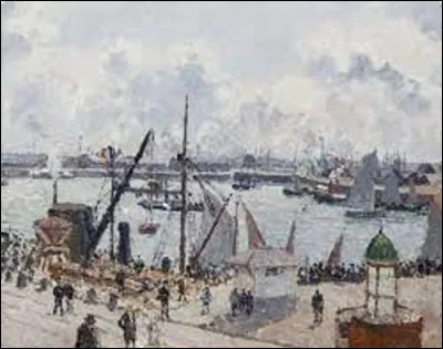 Réalisé en 1903, quel impressionniste a exécuté cette toile intitulée ''L'Anse des pilotes, Le Havre, matin, soleil, marée montante'' ?
