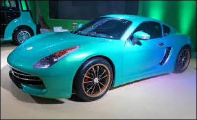 Je vous garde le meilleur, si on peut dire, pour la fin de cette deuxième partie. Vous avez sur cette image la Suzhou Eagle Carrie, qui n'est autre qu'un Porsche Cayman avec une calandre ...