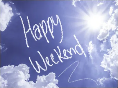Que fais-tu durant le weekend ?