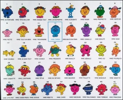 Quel adjectif te correspond le plus ?