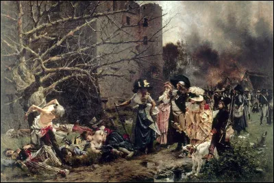 Quel artiste français, peintre de la cour dAlexandre III de Russie, a peint 'Le Massacre de Machecoul', épisode du massacre des républicains par les Vendéens daté de 1793 ?