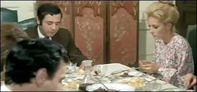 Dans quel film de Chabrol, la maîtresse de maison se fait-elle copieusement insulter par le chef de famille tyrannique ?