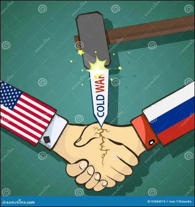 Quelle guerre opposait les États communistes à ceux démocratiques ?