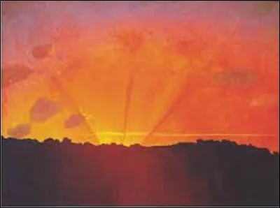 En 1900, quel nabi a réalisé cette toile nommée ''Coucher de soleil, ciel orangé'' ?