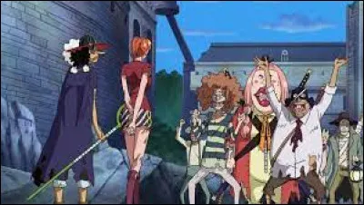 Dans l'épisode 54, Luffy en train de chercher à manger tombe sur une petite fille qui venait de réussir à s'enfuir de la Marine. Quel est le nom de la petite fille ?