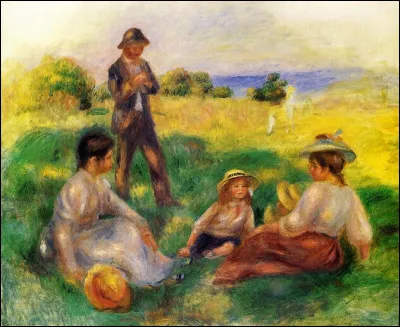 Quel peintre impressionniste est l'auteur de ce tableau intitulé ''Pique-nique'' ?