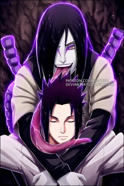Orochimaru annonce à Naruto que son destin est d'affronter Sasuke au moment du Sommet des Cinq Kage.